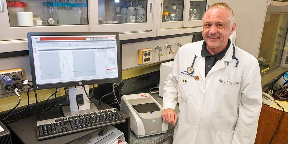 Upstate’s Joseph Domachowske, MD, was part of a worldwide team that developed a vaccine for the potentially deadly virus RSV. Photo by William Mueller. 